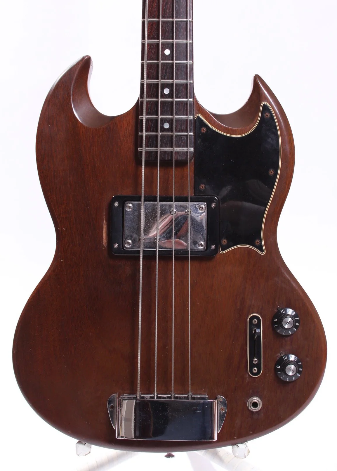 1972 Gibson EB-4L cherry red - Image 2