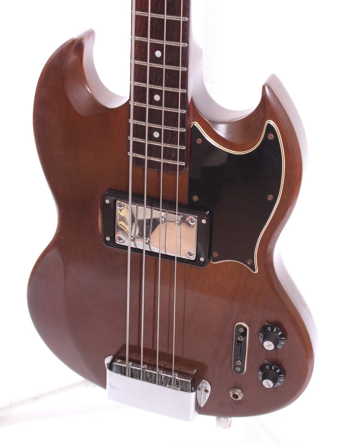 1972 Gibson EB-4L cherry red - Image 3