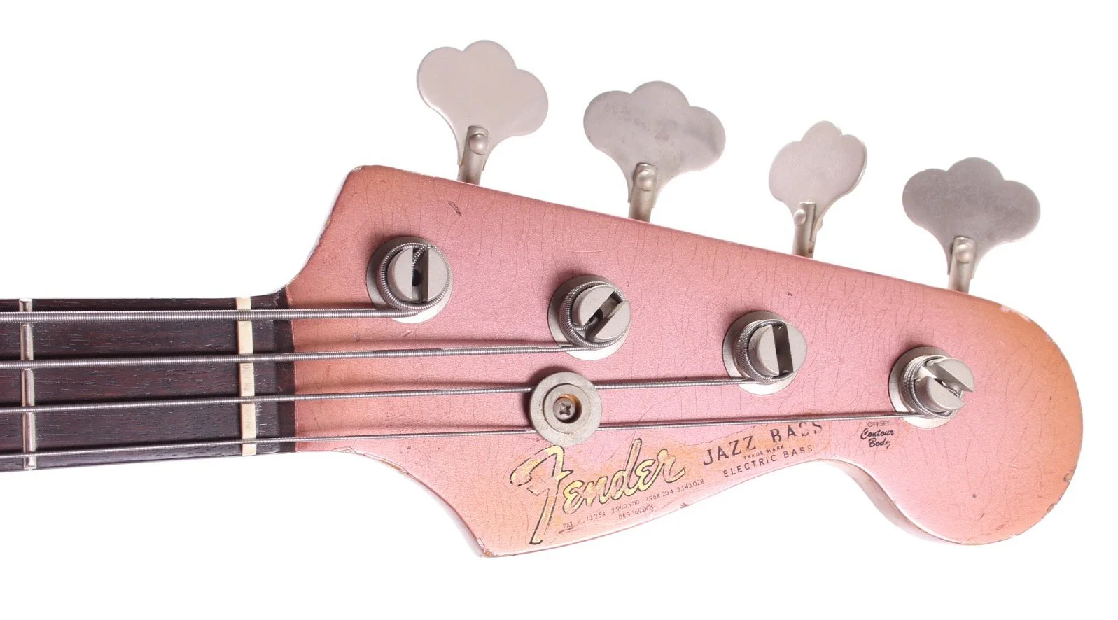 1986 Fender Jazz Bass American Vintage 62 Reissue burgundy mist metallic - Image 5