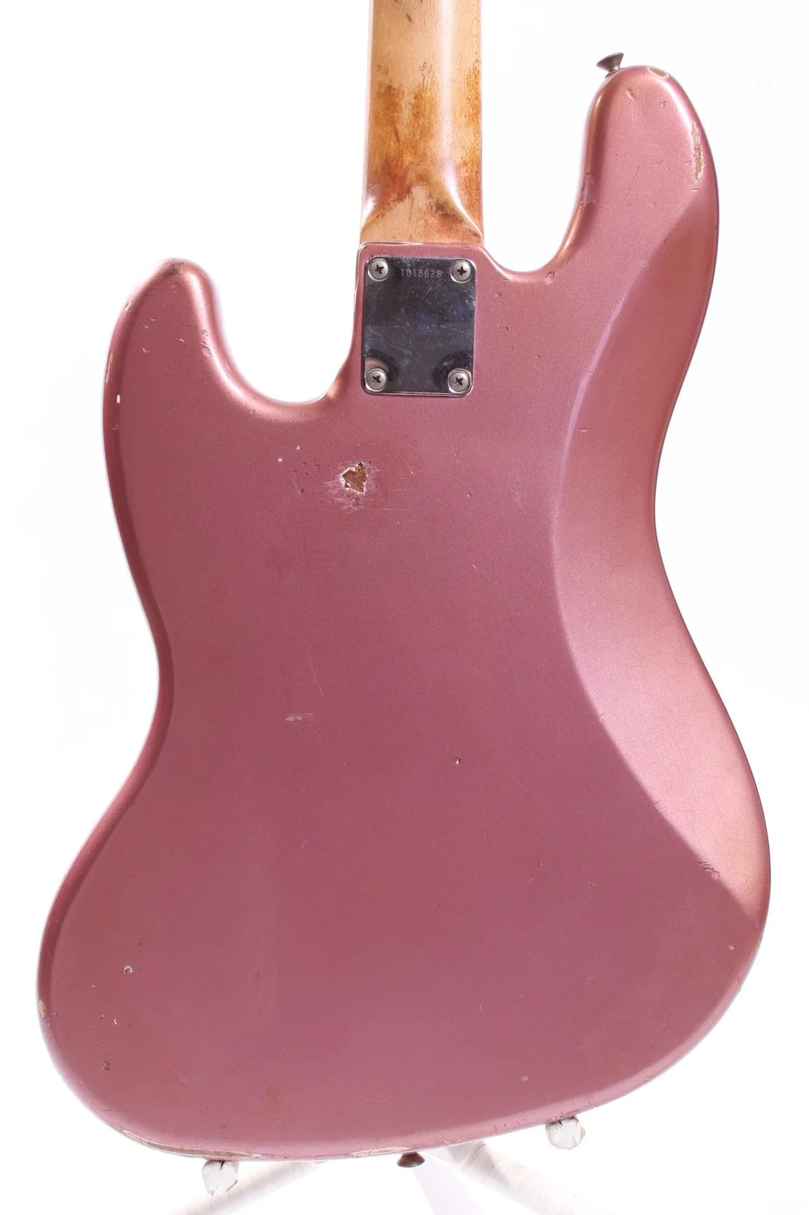 1986 Fender Jazz Bass American Vintage 62 Reissue burgundy mist metallic - Image 7