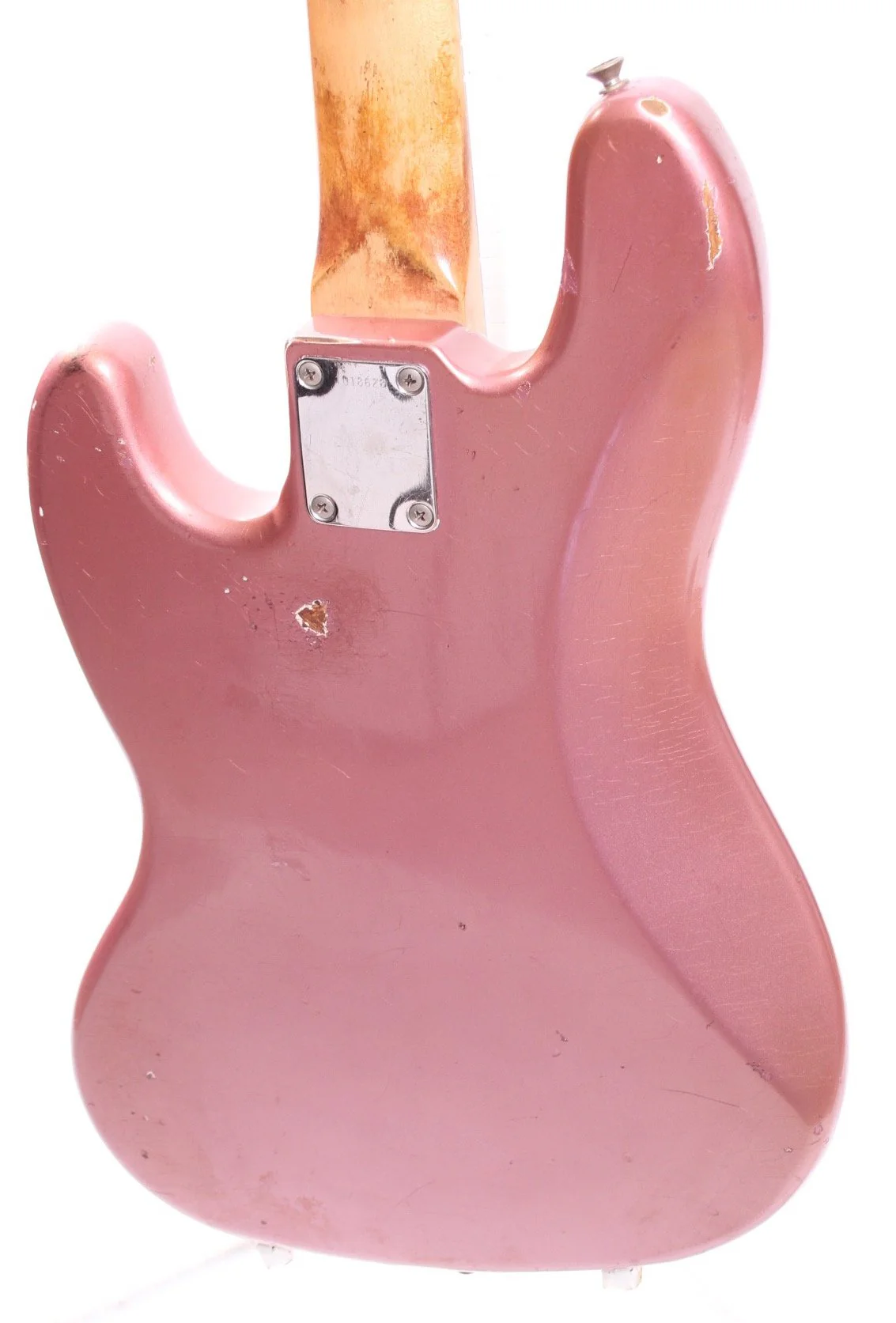 1986 Fender Jazz Bass American Vintage 62 Reissue burgundy mist metallic - Image 8