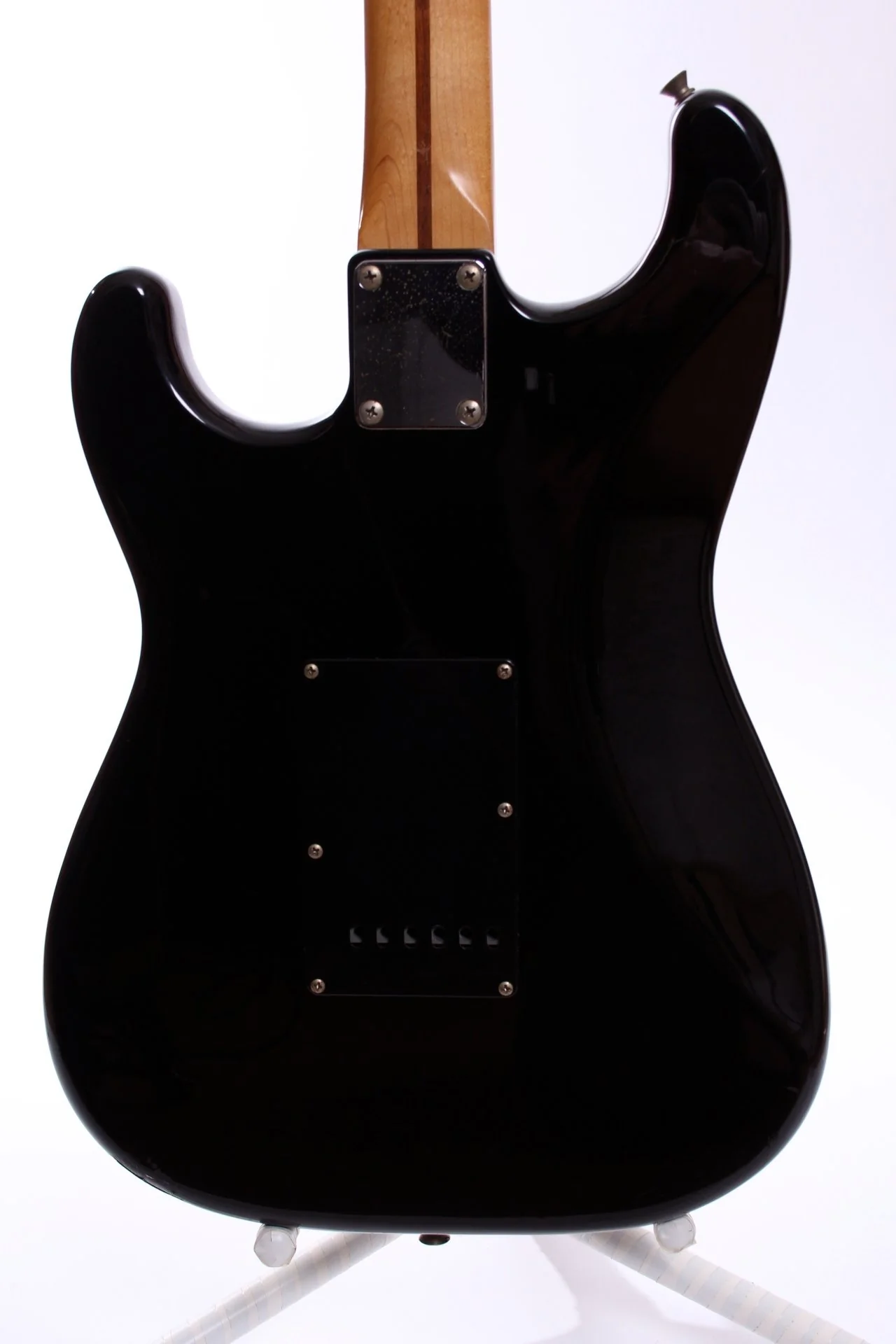 1991 Squier by Fender Japan Stratocaster black - Image 5