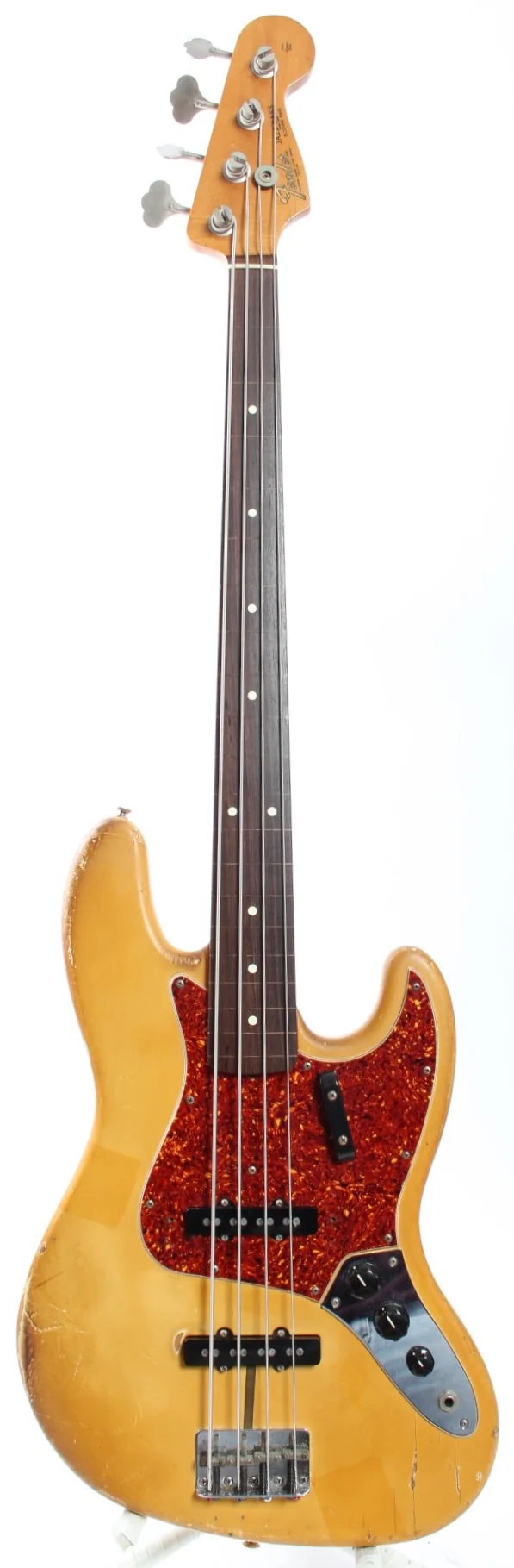 1992 Fender Jazz Bass American Vintage 62 Reissue fretless vintage white