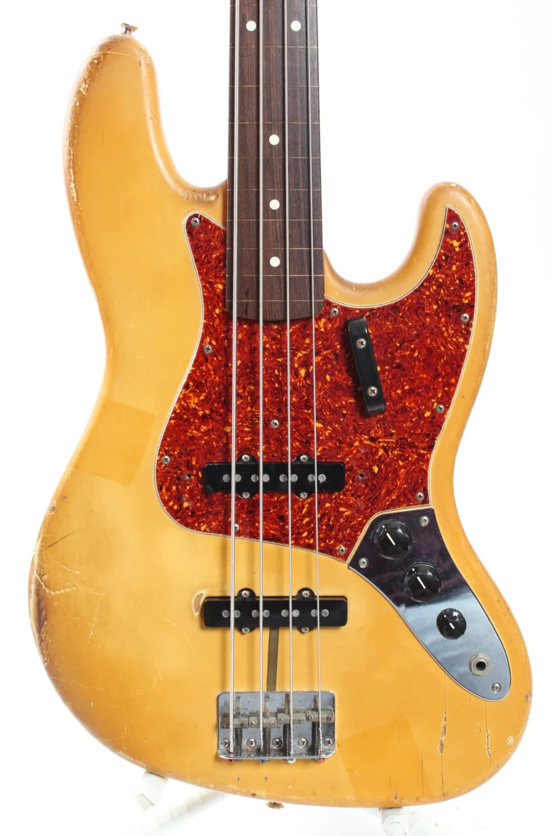 1992 Fender Jazz Bass American Vintage 62 Reissue fretless vintage white - Image 2
