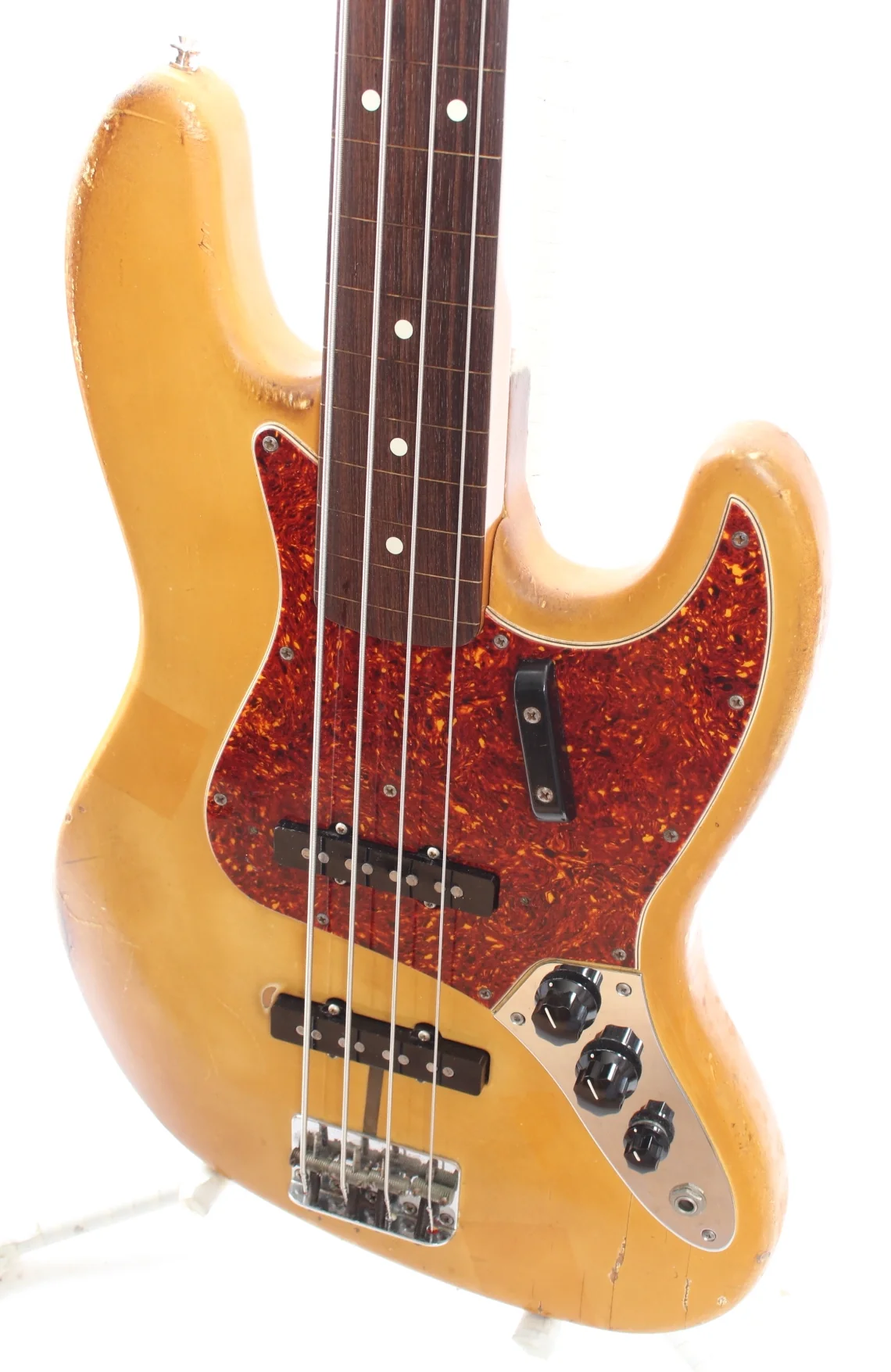 1992 Fender Jazz Bass American Vintage 62 Reissue fretless vintage white - Image 3