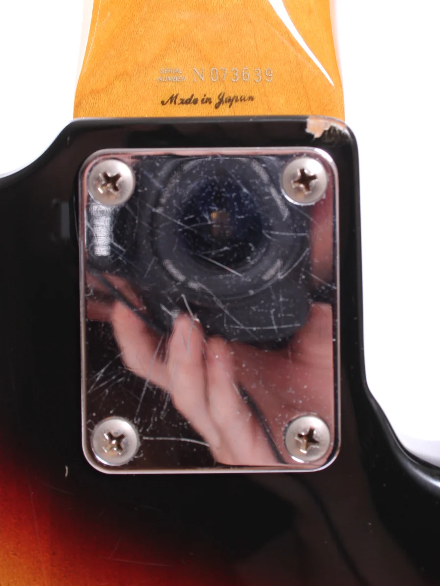 1994 Fender Precision Bass 62 Reissue lefty sunburst - Image 11