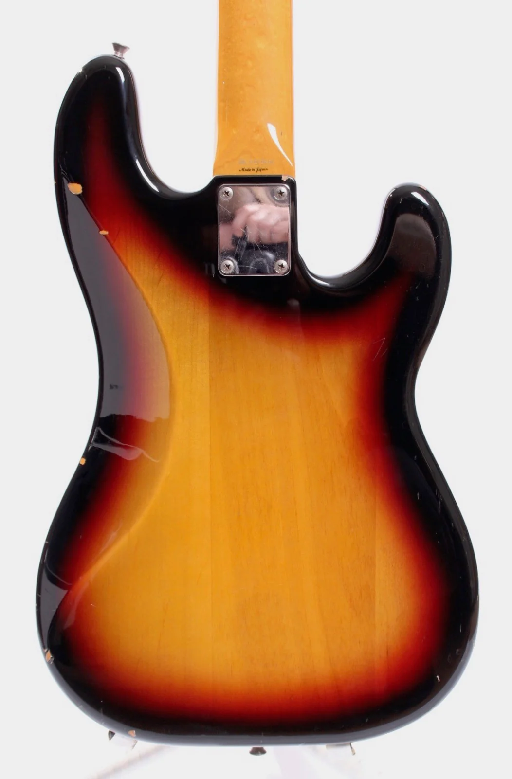 1994 Fender Precision Bass 62 Reissue lefty sunburst - Image 7