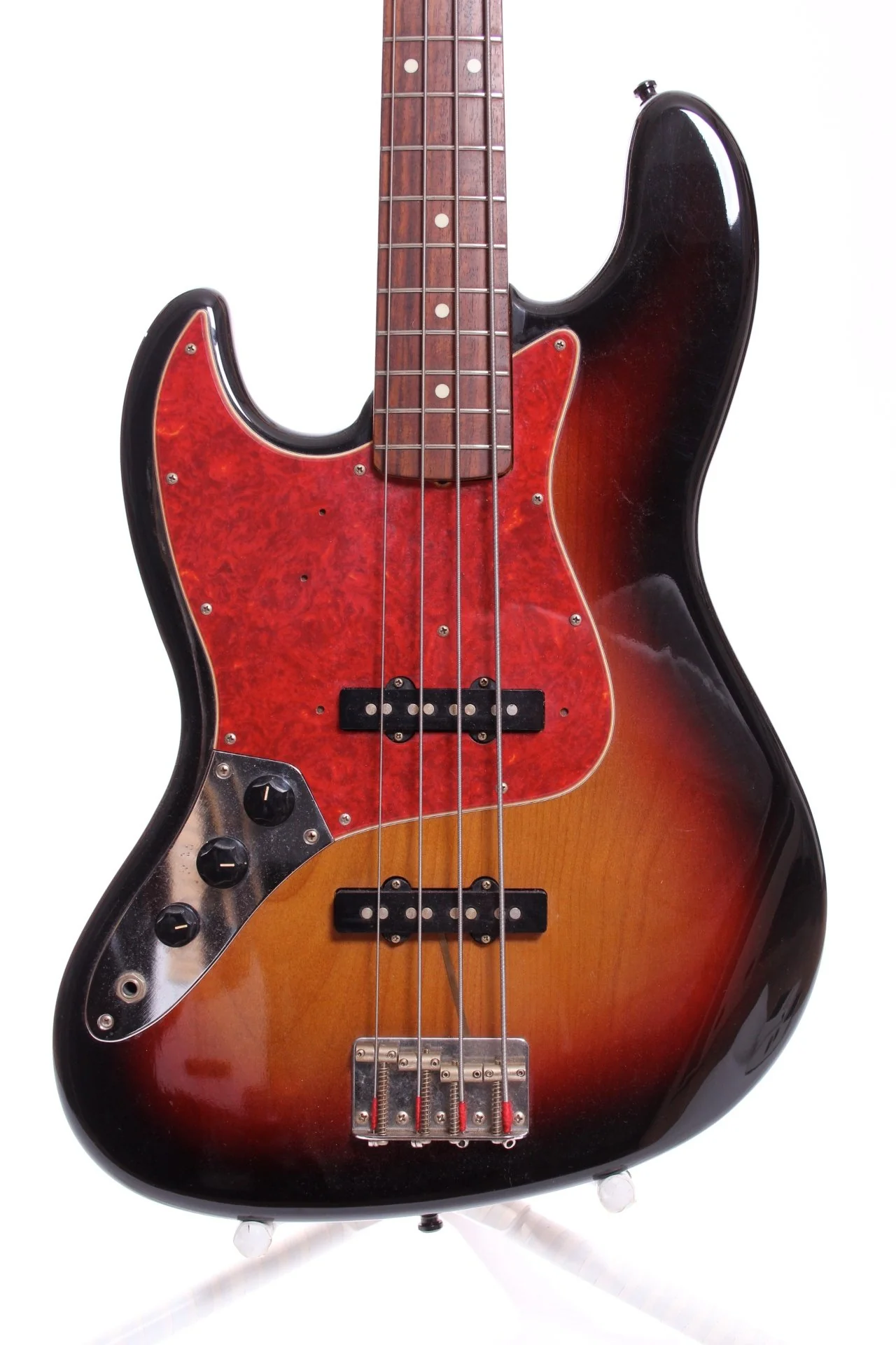 1996 Fender Japan Jazz Bass '62 Reissue sunburst LEFTY - Image 6