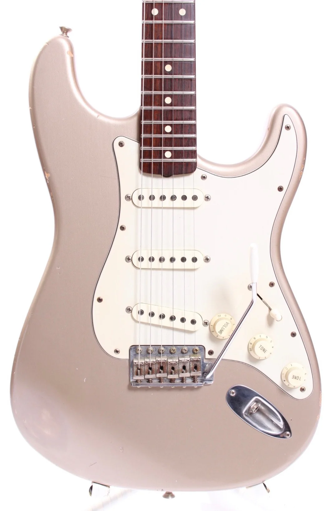 1997 Fender Stratocaster '60 Reissue Custom Shop Cunetto Relic Norman's shoreline gold - Image 2