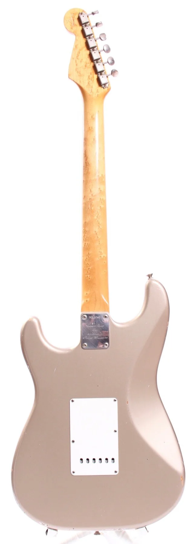 1997 Fender Stratocaster '60 Reissue Custom Shop Cunetto Relic Norman's shoreline gold - Image 6