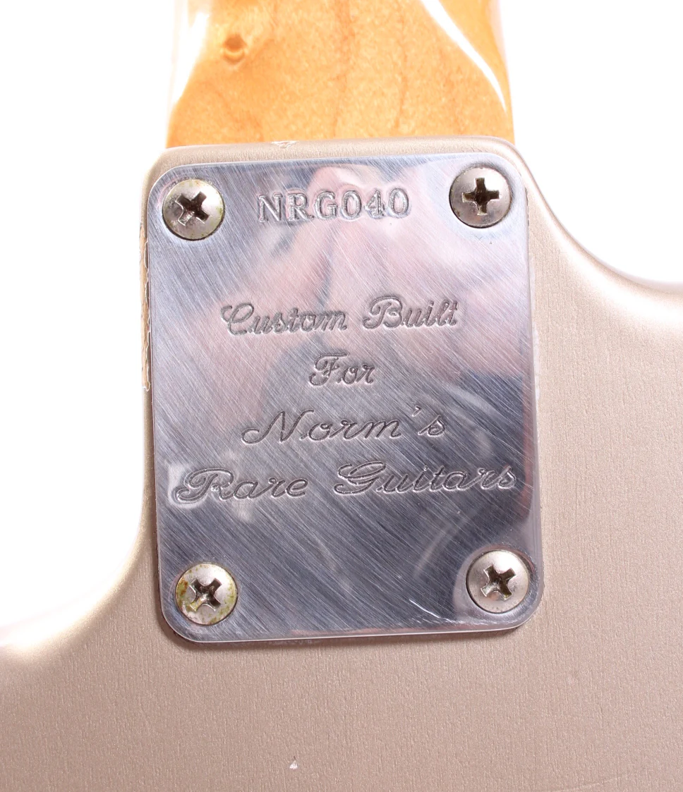 1997 Fender Stratocaster '60 Reissue Custom Shop Cunetto Relic Norman's shoreline gold - Image 9