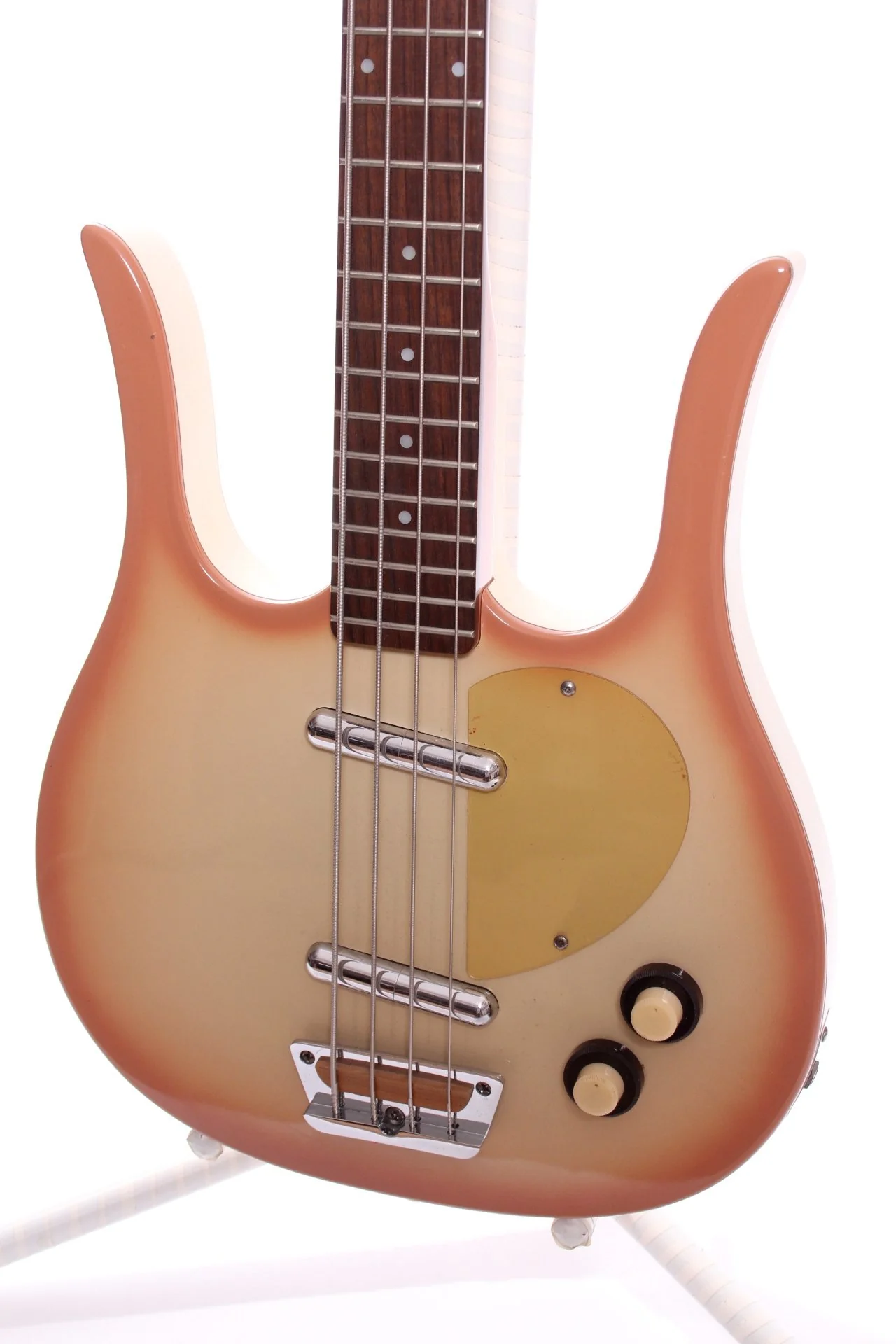 1998 Danelectro Longhorn Bass copper burst - Image 3