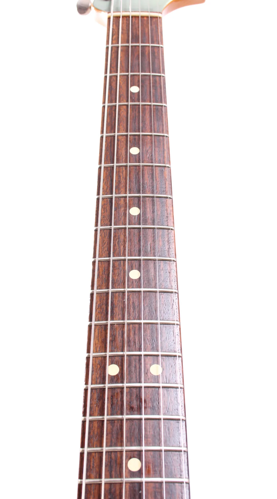 1999 Fender Jaguar American Vintage 62 Reissue matching headstock ice blue metallic - Image 4