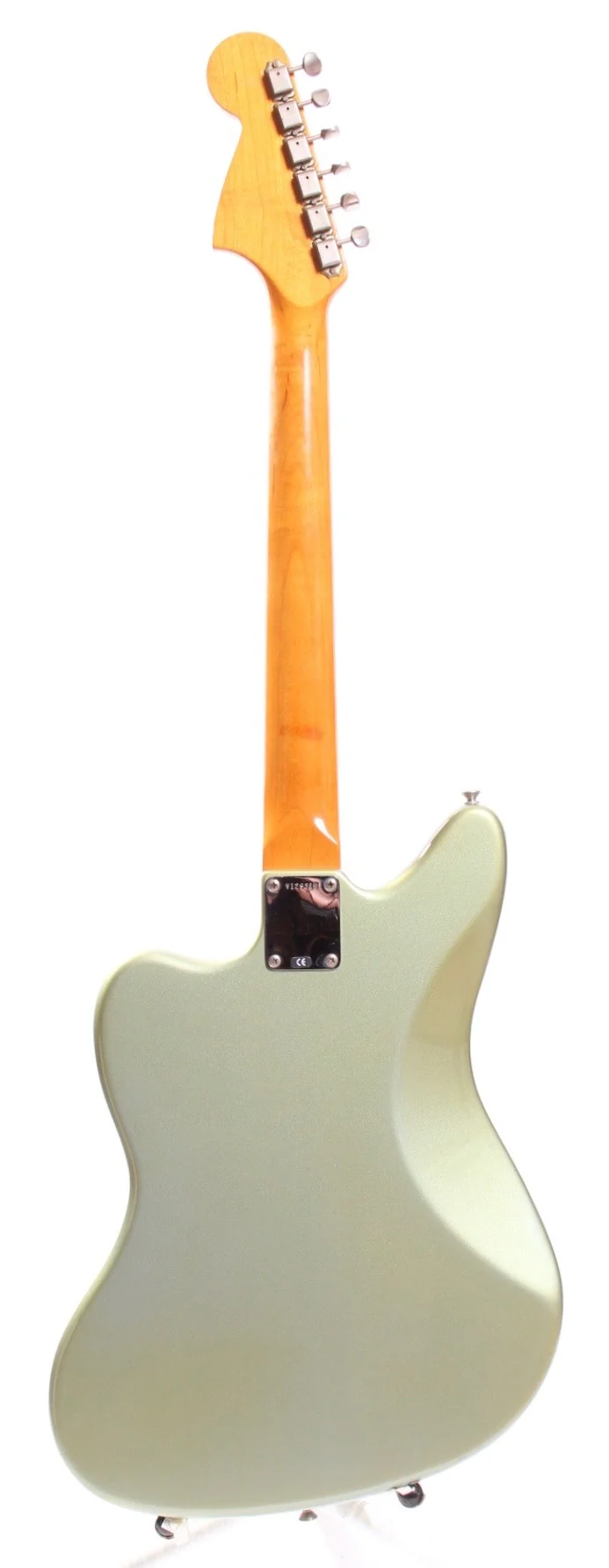 1999 Fender Jaguar American Vintage 62 Reissue matching headstock ice blue metallic - Image 6