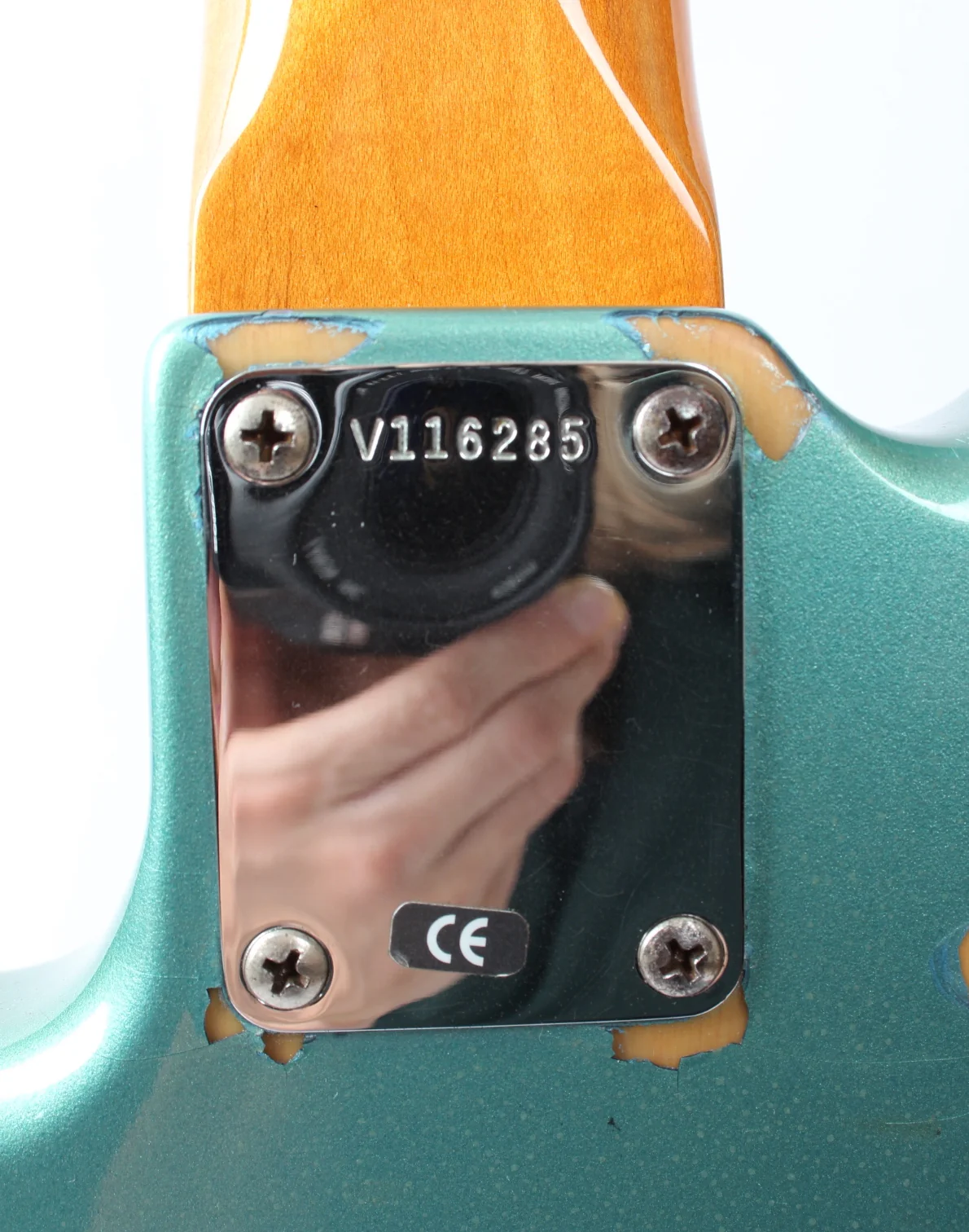 1999 Fender Jazz Bass American Vintage '62 Reissue fretless ocean turquoise metallic - Image 11