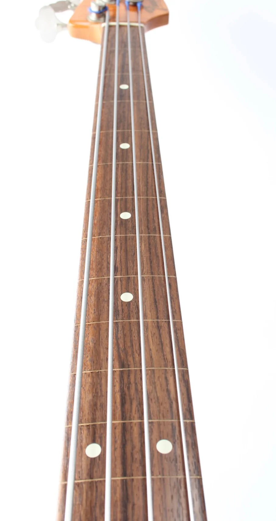 1999 Fender Jazz Bass American Vintage '62 Reissue fretless ocean turquoise metallic - Image 4