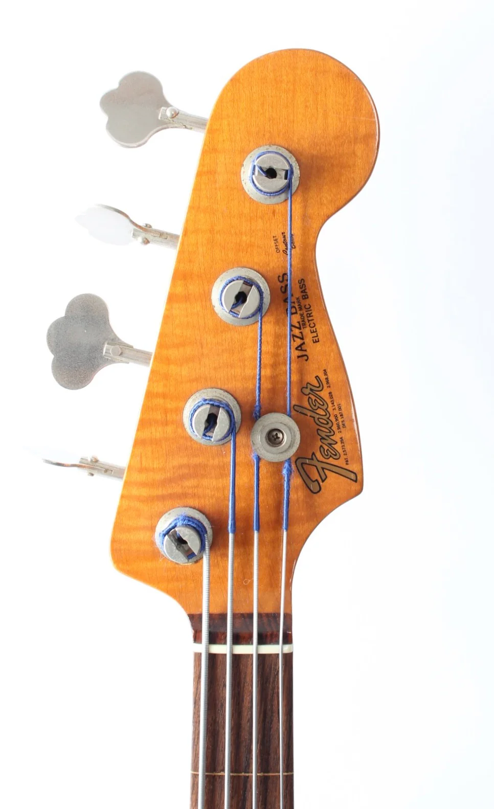 1999 Fender Jazz Bass American Vintage '62 Reissue fretless ocean turquoise metallic - Image 5