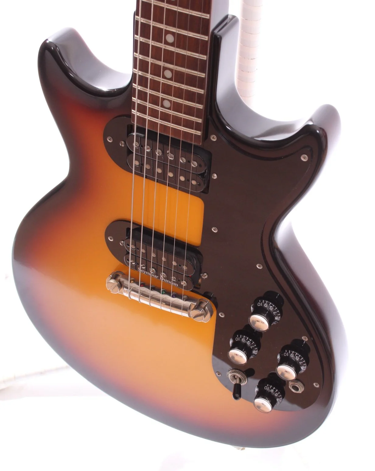 2005 Edwards by ESP Melody Maker Double sunburst - Image 3