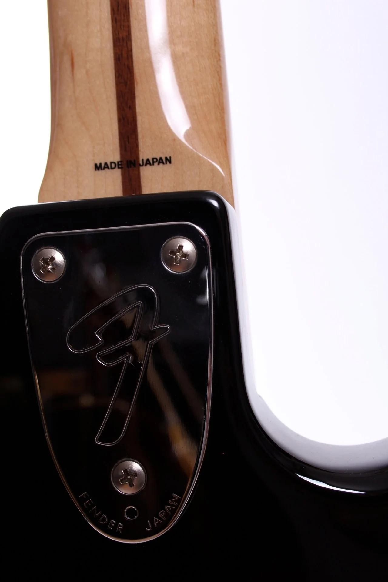 2010 Fender Japan Jazz Bass '75 Reissue black LEFTY - Image 10